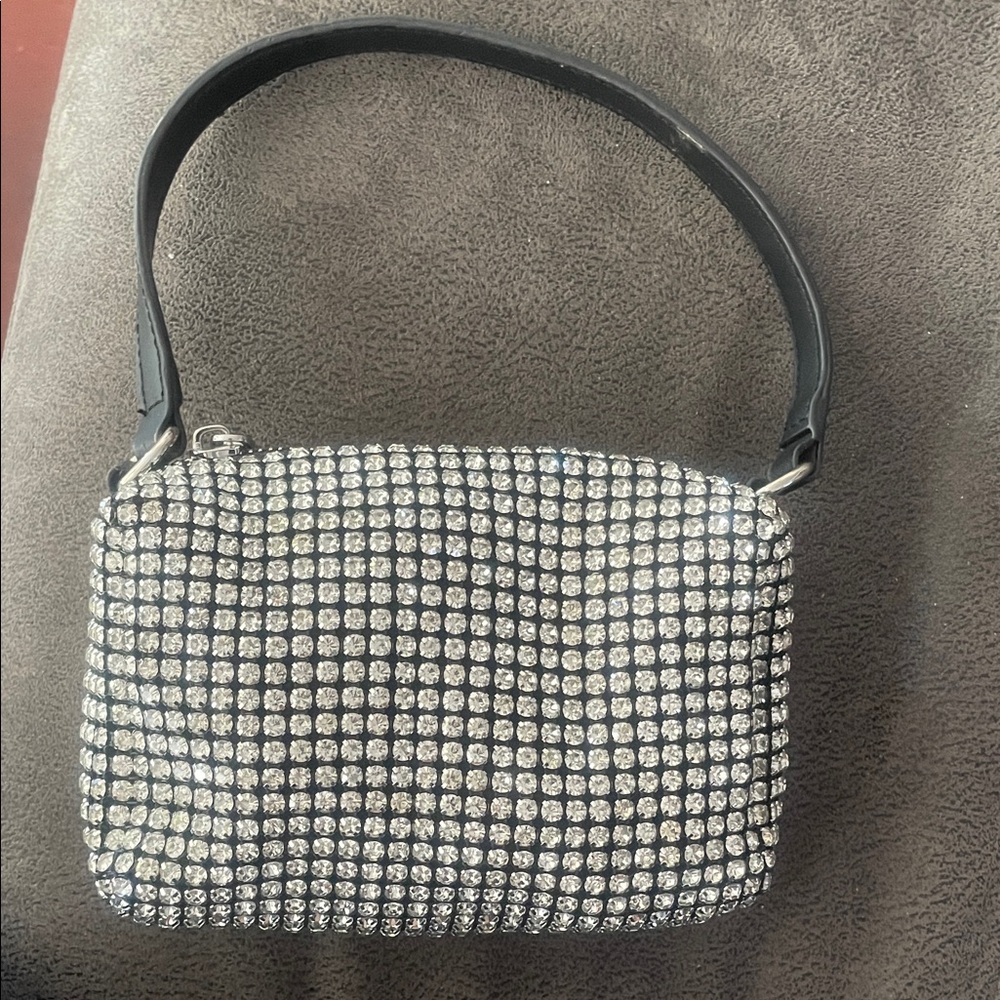 Urban Expressions Elegant Black and Silver Women's Bag